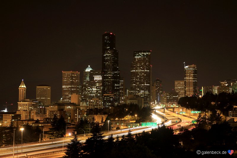 Seattle Skyline vom Doctor Jose Rizal Park