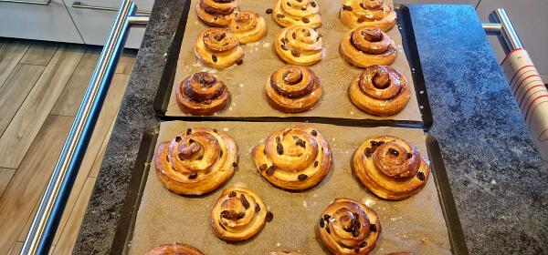 Rosienenschnecken und Nutellaschnecken