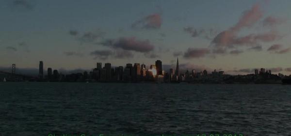 skyline san francisco from treasure island
