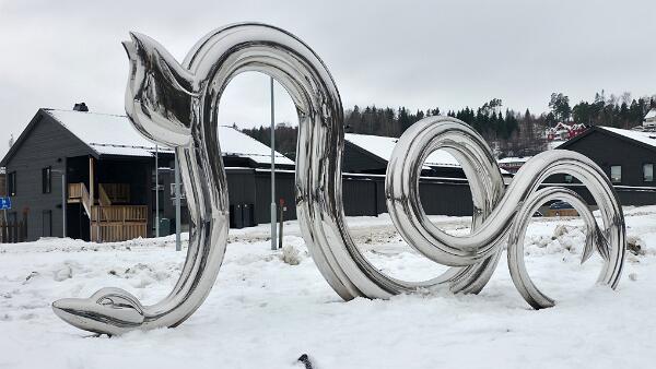 Ringebudragen kunstverk